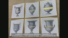 Load and play video in Gallery viewer, Set of 6 Roman Vases
