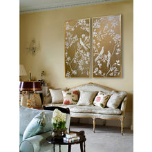Load image into Gallery viewer, Set of 2 Gold Chinoiserie Panels
